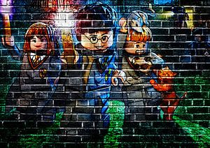 LEGO Harry Potter graffiti 2 van Bert Hooijer