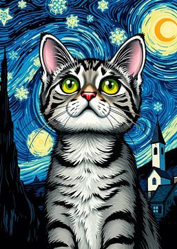 Kat kijkt naar de lucht van MIROKKU