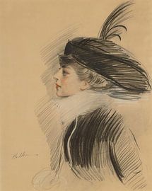 Paul César Helleu - Portrait of Belle da Costa Greene (1913) by Peter Balan