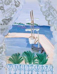 Raoul Dufy - Offenes Fenster in Golfe-Juan (um 1925)