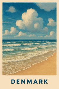 Rêves de côtes danoises - Ciel au-dessus de la mer
