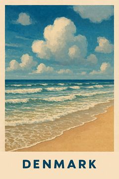 Danish coastal dreams - Sky above the sea by Sabine Wagner