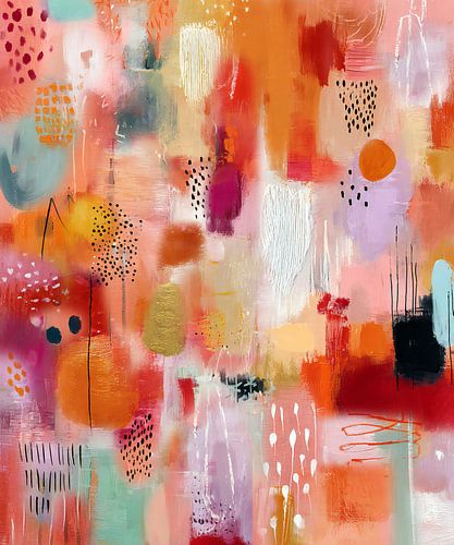 Farbenfrohes Abstraktes #4 von Jacky