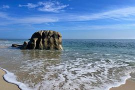Where granite meets gentle waves by Theodor Decker