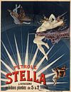vieille affiche publicitaire pour le pétrole de Stella datant de 1897 par Atelier Liesjes Aperçu