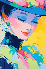 Whispers of Colorful Grace by Eye catching paintings