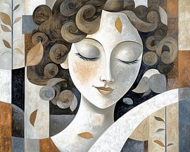 Serene Face Rest von Blickfänger Gemälde