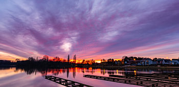 Sunset at the Donkmeer Berlare East Flanders
