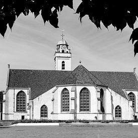 Weiße Kirche in Katwijk von Yanuschka | Fotografie Noordwijk