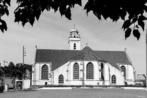 Witte kerk in Katwijk