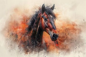 Horse sketch by PixelPrestige