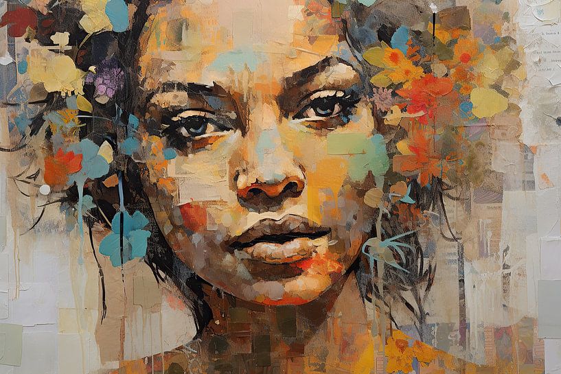 Julia | Portrait Painting by ARTEO Paintings