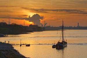 Abend im Rheinland bei Monheim am Rhein
