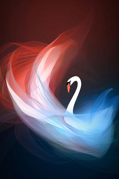 Minimalistische cirkelcompositie in primaire kleuren van Art & Soul Creations