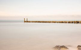 Brise-lames sur la côte de Zélande, Pays-Bas sur Adelheid Smitt