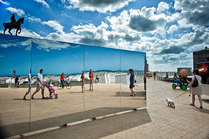 La plage d'Ostende par Huibert van der Meer