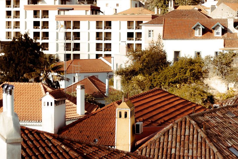 Terracotta rooftops of Sintra | Portugal Travel Photography | Color ar by AIM52 Shop