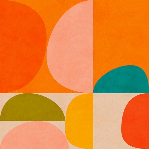 Bauhaus, formes géométriques abstraites rondes série, image II