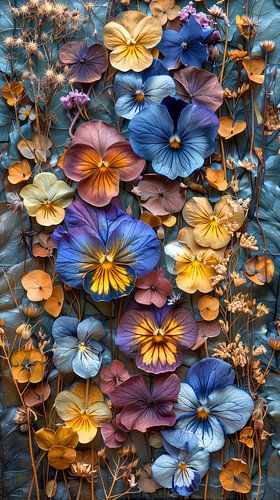Viooltjes Fantasie Compositie
