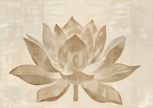 Peinture au lotus
