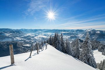 Zonnige winterdag in de bergen van Andreas Föll