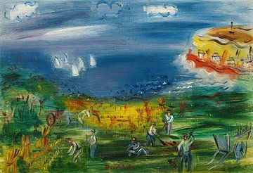 Raoul Dufy - De baai van Sainte-Adresse van Peter Balan