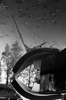 Reflexion eines Kunstwerks
