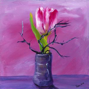 Little tulip still life by Karen Kaspar