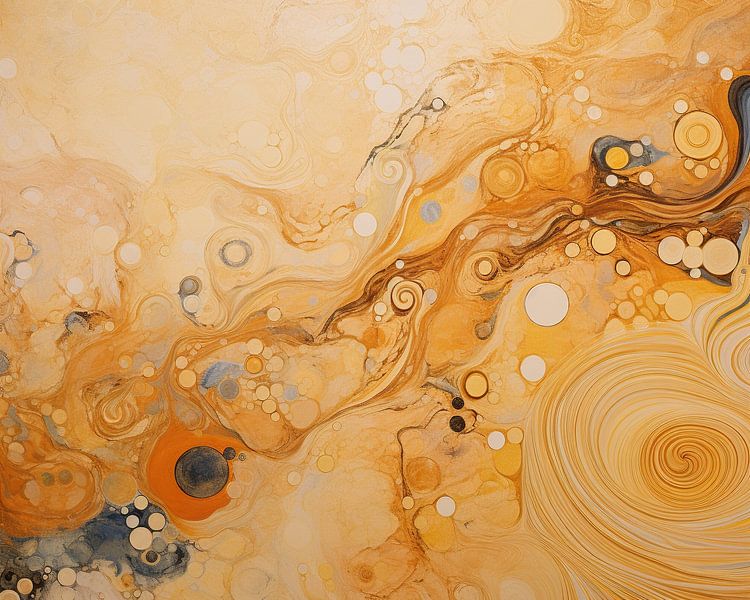 Harmonie chaleureuse par Peinture Abstraite