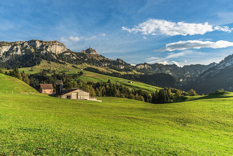 Hoher Kasten im Appenzellerland in der Schweiz von Conny Pokorny