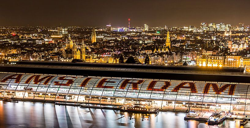 Gare centrale d'Amsterdam par Madan Raj Rajagopal