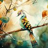 Feathers of Imagination - The Abstract Bird of Paradise Kingdom by Karina Brouwer