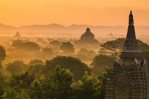 Tempelvallei Bagan, Myanmar von Annemarie Arensen