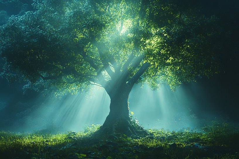 forêt spirituelle par Egon Zitter