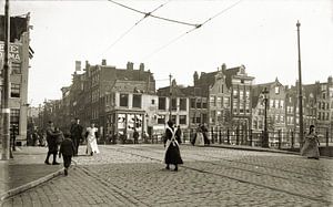 Oude foto Amsterdam von Corinne Welp