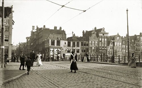 Oude foto Amsterdam