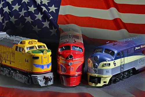 American model railway veranda gas turbine,E6, E7