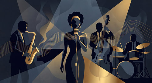 Indigo Rhythm & Gold
