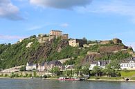 Koblenz mit Festung Ehrenbreitstein von Christine aka stine1 Miniaturansicht