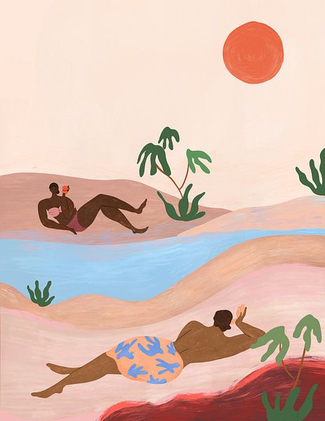 La plage, s'il vous plaît par Arty Guava