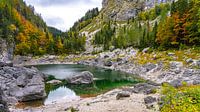 Schwarzer See im Triglav-Nationalpark, Slowenien