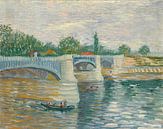 Die Brücke von Courbevoie - Vincent van Gogh von 1000 Schilderijen Miniaturansicht
