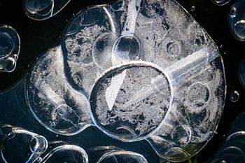 Abstract druppeltjes ijs