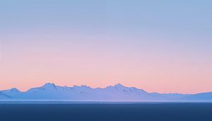 Antartica landscape panorama