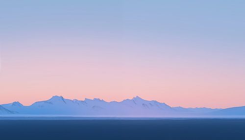 Antartica landschap panorama