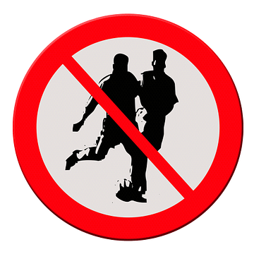 Voetbal vrij zone. van Grüntyers .