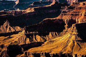 Naturwunder Schlucht und Felsformationen Grand Canyon Nationalpark in Arizona USA von Dieter Walther