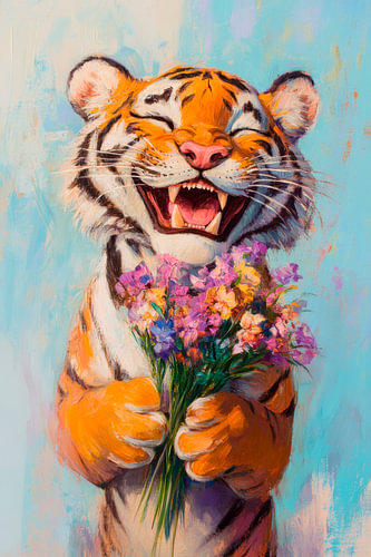 Lachende tijger