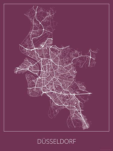 Düsseldorf, fuchsia von Geodat