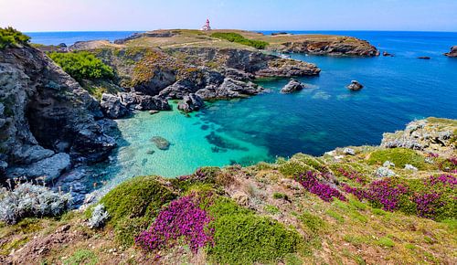 Beautiful image of "Pointe de Poulain" on Belle Ile, in Brittany